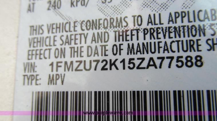 image for item G2007 2005 Ford Explorer XLS SUV