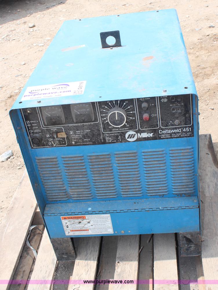 image for item G5116 Miller Deltaweld 451 arc welder