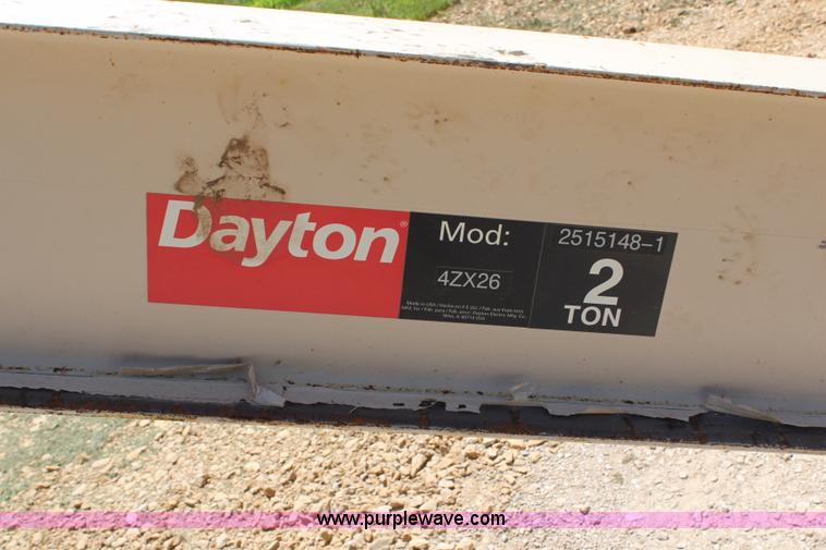 image for item G5149 Dayton two ton jib crane