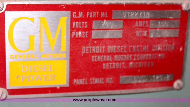 image for item G5173 General Motor 30 KW generator