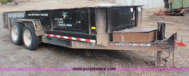 image for item G5439 2002 Felling dump trailer