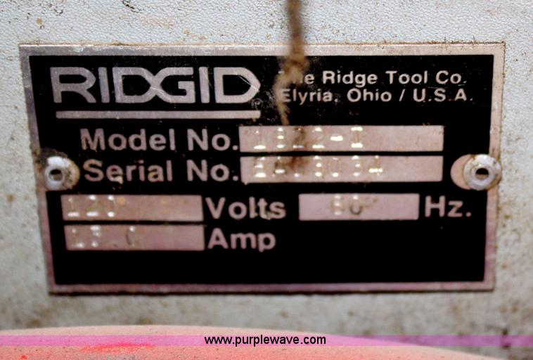 image for item X9253 Ridgid pipe threader with center lock