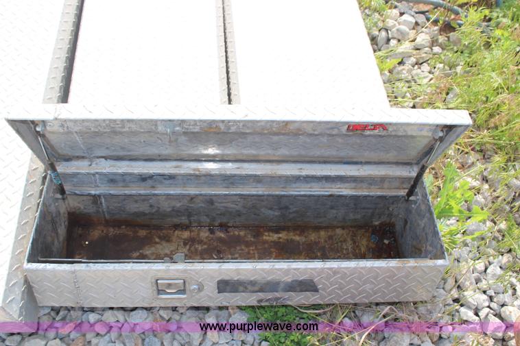 image for item X9259 (4) assorted aluminum tread plate toolboxes