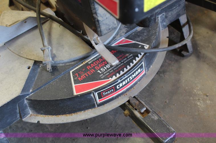 image for item X9272 Craftsman 7.5" radial miter saw