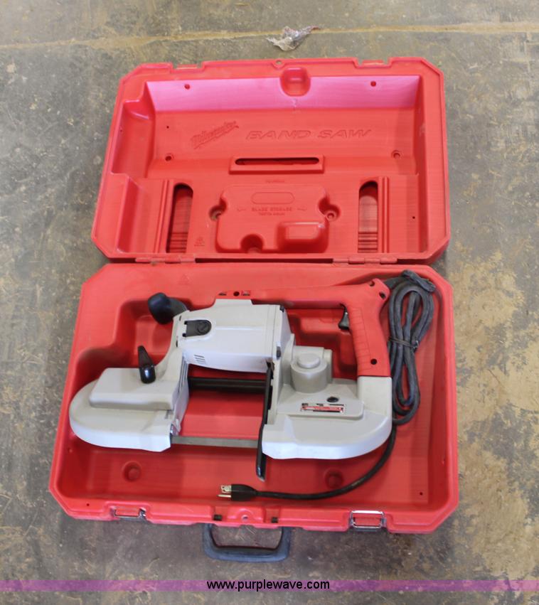 image for item X9277 Milwaukee portable band saw