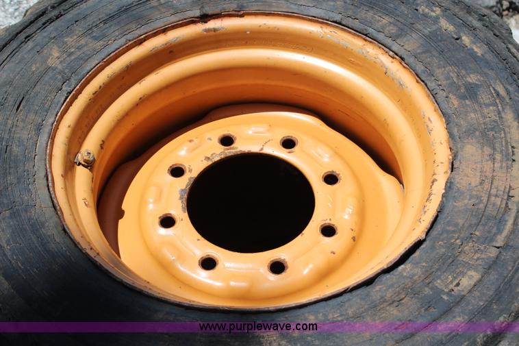 image for item X9303 (4) 10-16.5 foam-filled skid steer tires