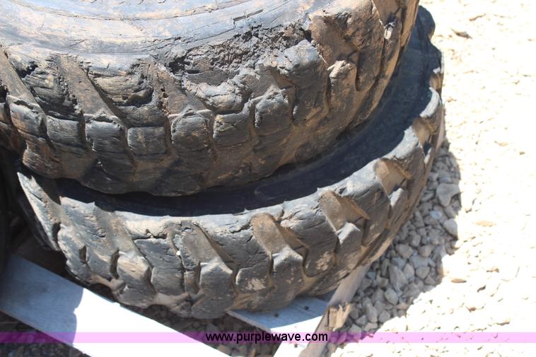 image for item X9303 (4) 10-16.5 foam-filled skid steer tires