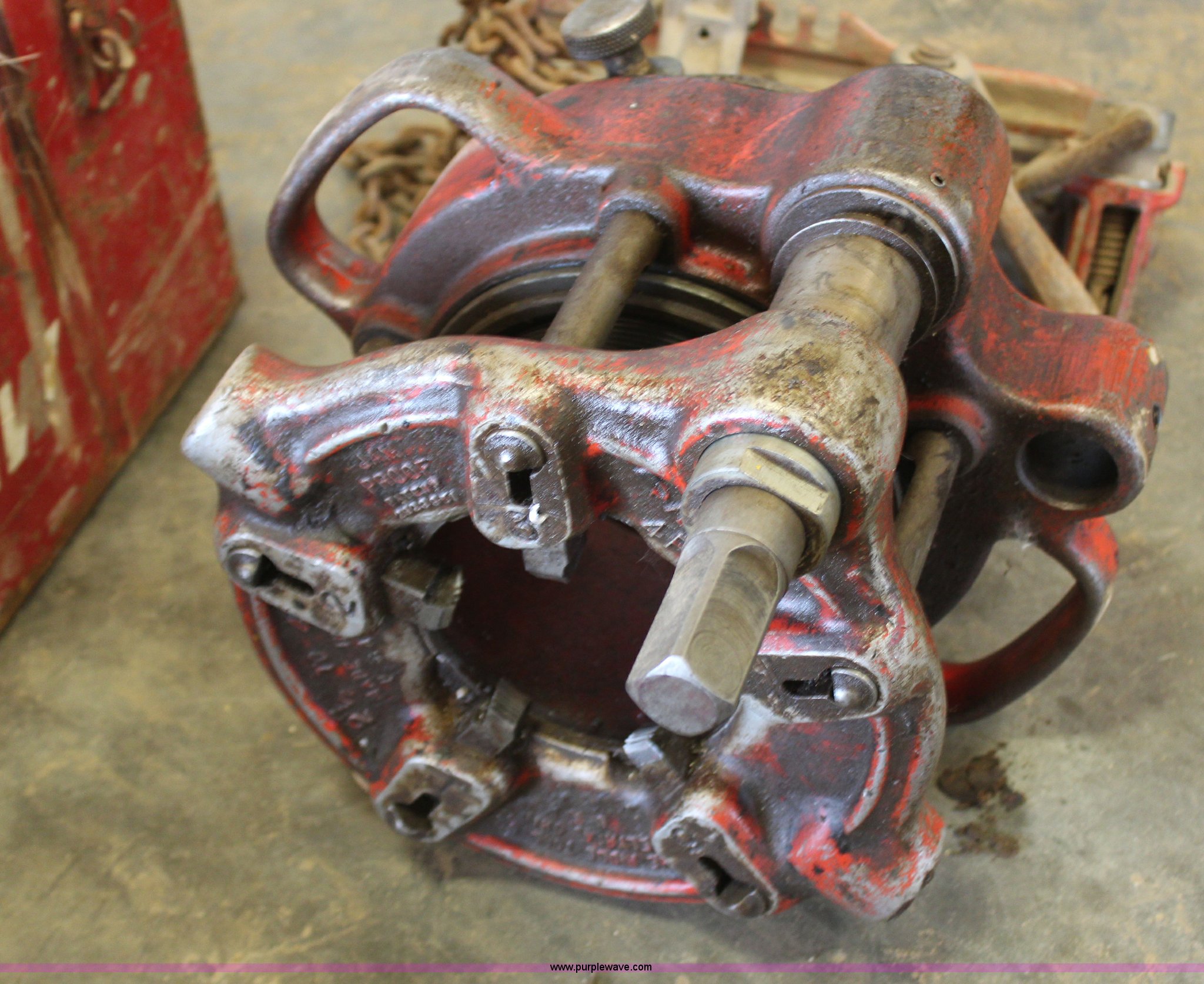 Ridgid 4PJ pipe threader in Wathena, KS Item X9252 sold Purple Wave