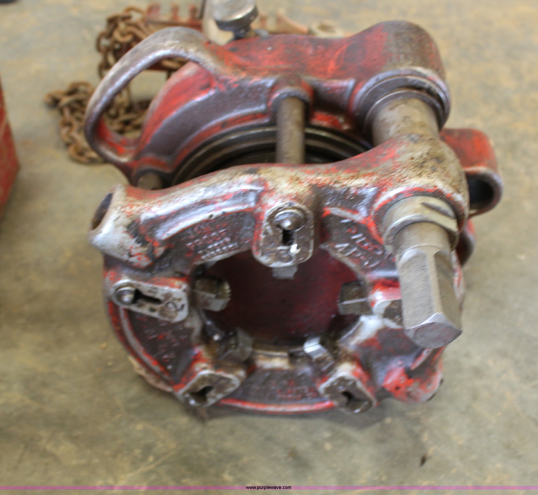 Ridgid 4PJ pipe threader in Wathena, KS Item X9252 sold Purple Wave