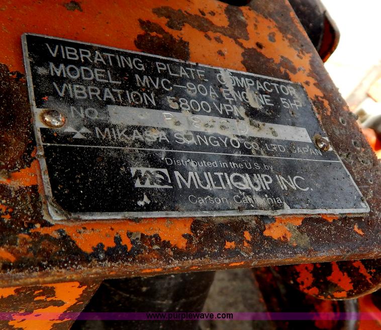 image for item AE9798 (3) Mikasa walk-behind tampers