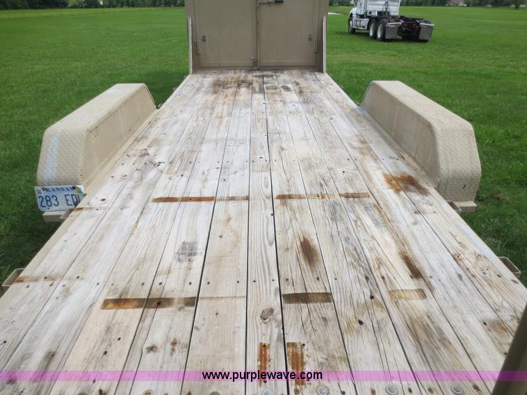 image for item B8146 2009 Circle D multi-purpose gooseneck flatbed trailer