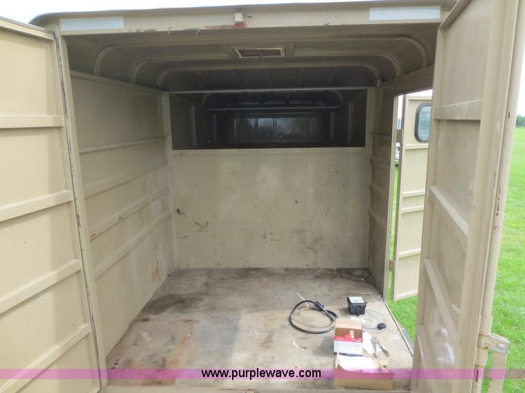 image for item B8146 2009 Circle D multi-purpose gooseneck flatbed trailer