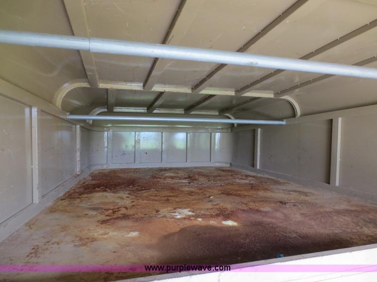 image for item B8146 2009 Circle D multi-purpose gooseneck flatbed trailer