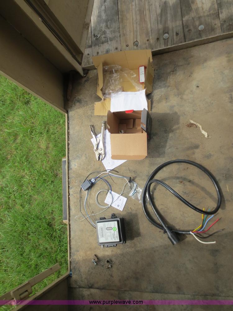 image for item B8146 2009 Circle D multi-purpose gooseneck flatbed trailer