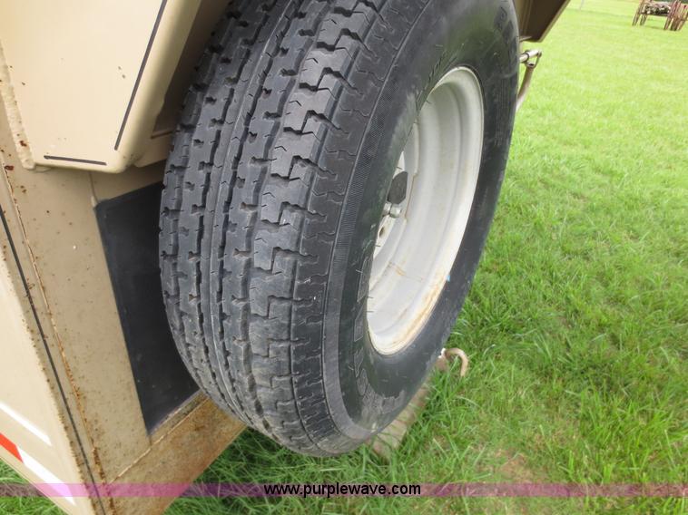 image for item B8146 2009 Circle D multi-purpose gooseneck flatbed trailer