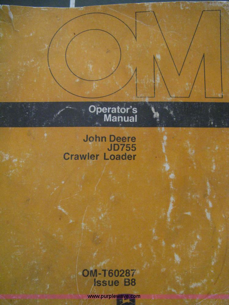 image for item D8388 1978 John Deere 755A track loader