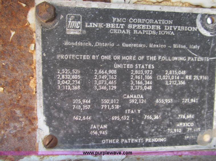 image for item F3206 1970 Link-Belt  HC-78B crane