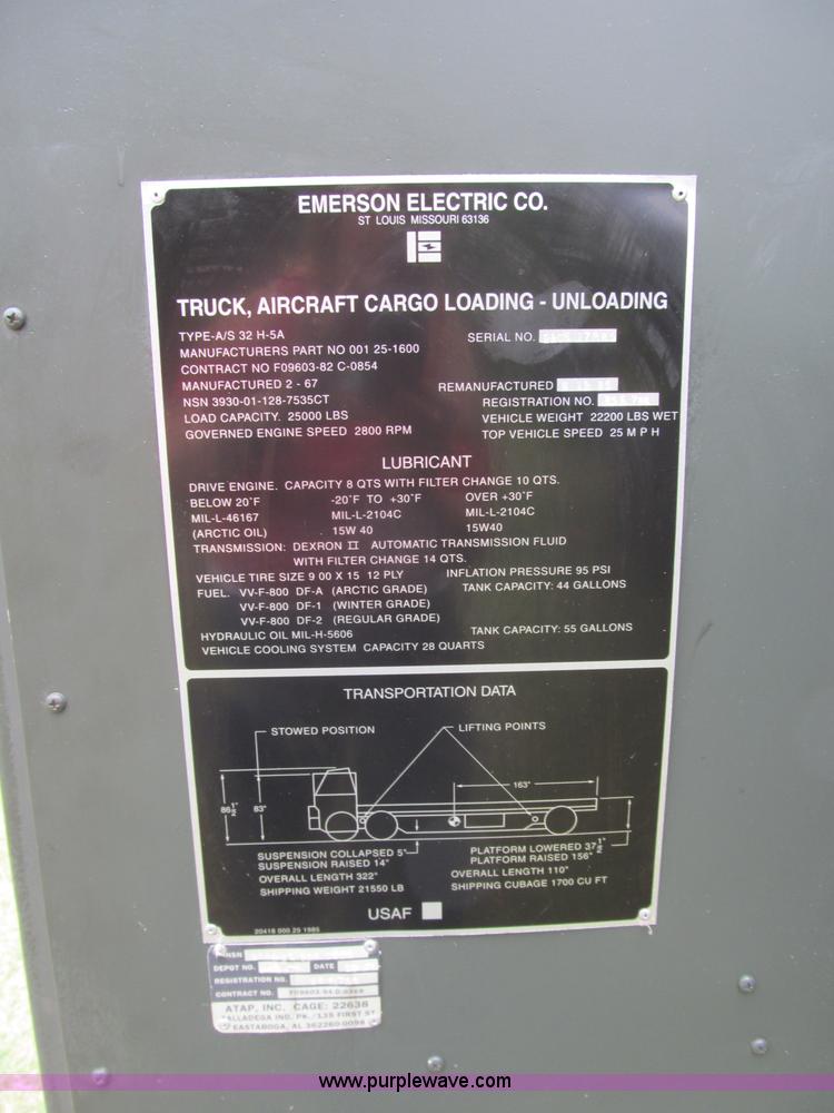 image for item F3207 1985 Emersion A/S32H5A cargo loader