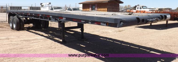 image for item F8730 1968 Lufkin oilfield float tandem axle trailer