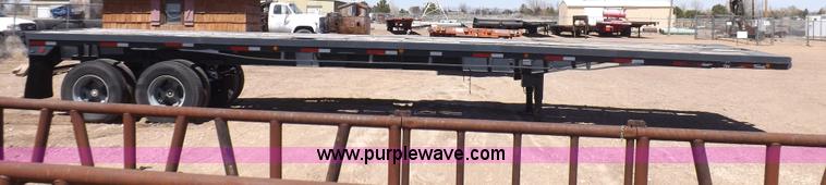 image for item F8730 1968 Lufkin oilfield float tandem axle trailer