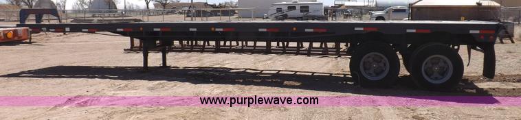 image for item F8730 1968 Lufkin oilfield float tandem axle trailer