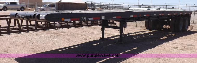 image for item F8730 1968 Lufkin oilfield float tandem axle trailer