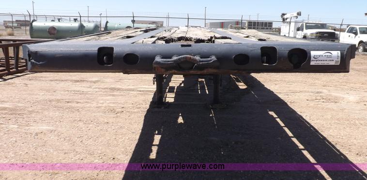 image for item F8730 1968 Lufkin oilfield float tandem axle trailer