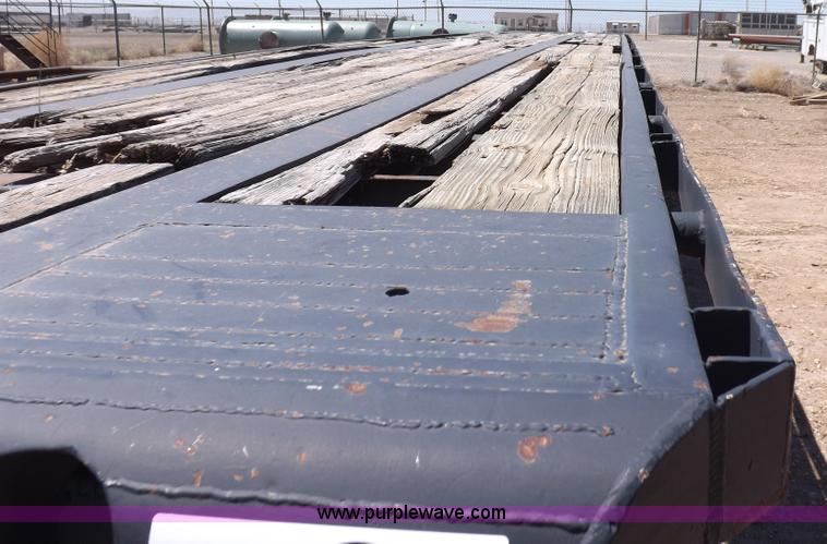 image for item F8730 1968 Lufkin oilfield float tandem axle trailer