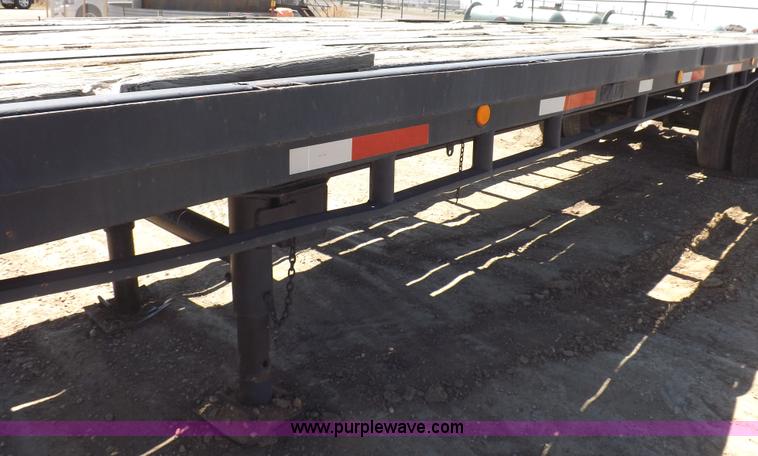 image for item F8730 1968 Lufkin oilfield float tandem axle trailer