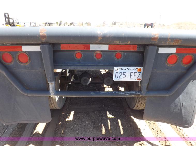 image for item F8730 1968 Lufkin oilfield float tandem axle trailer