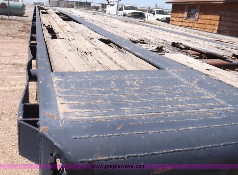 image for item F8730 1968 Lufkin oilfield float tandem axle trailer