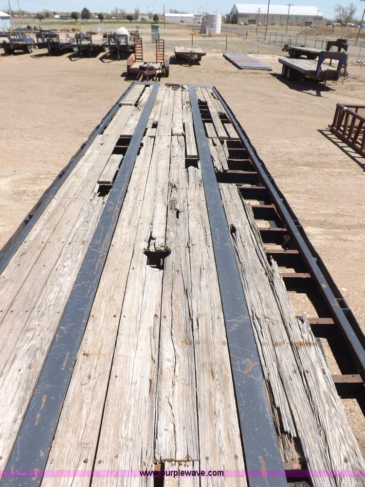 image for item F8730 1968 Lufkin oilfield float tandem axle trailer