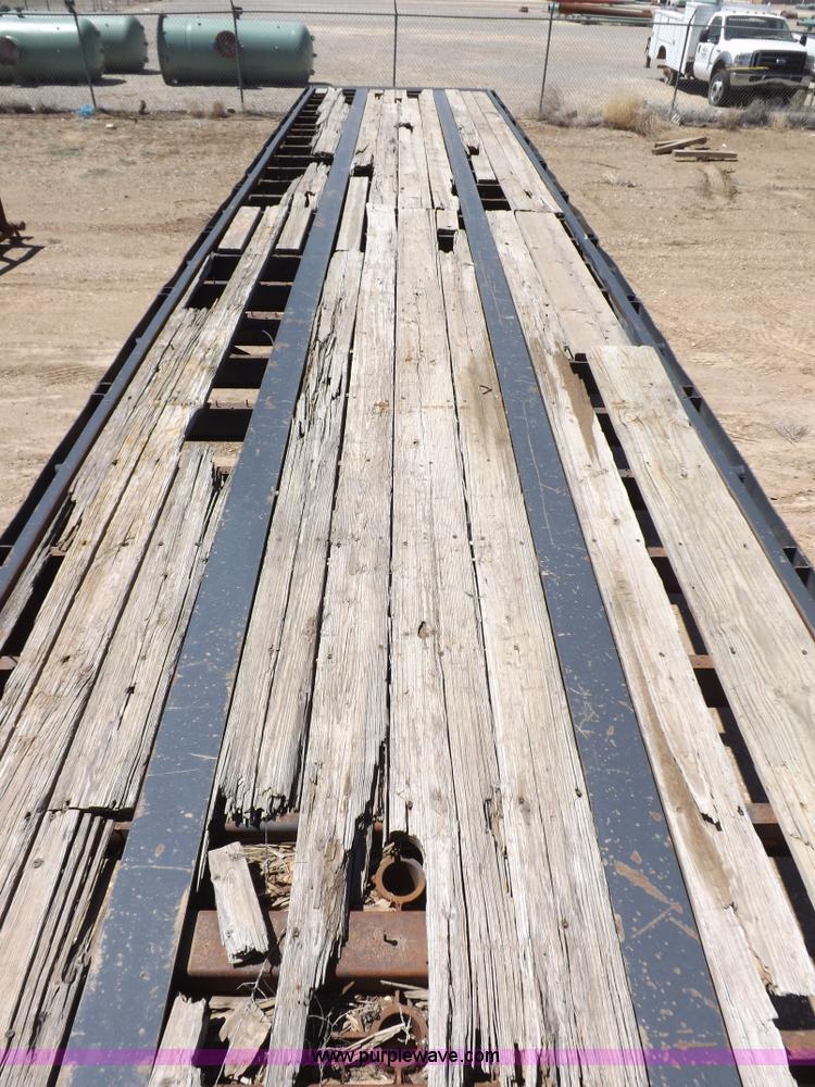 image for item F8730 1968 Lufkin oilfield float tandem axle trailer