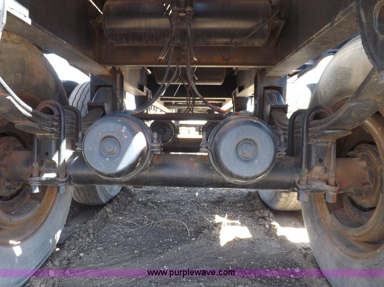 image for item F8730 1968 Lufkin oilfield float tandem axle trailer