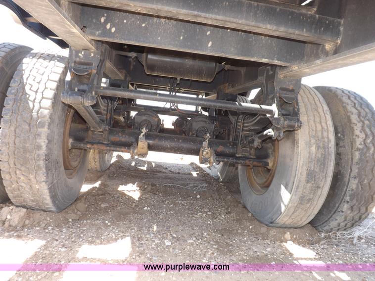 image for item F8730 1968 Lufkin oilfield float tandem axle trailer