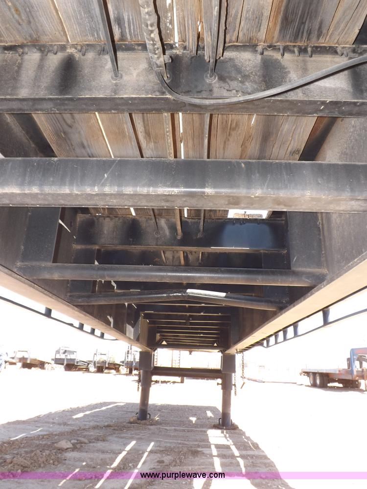 image for item F8730 1968 Lufkin oilfield float tandem axle trailer