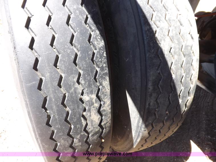 image for item F8730 1968 Lufkin oilfield float tandem axle trailer