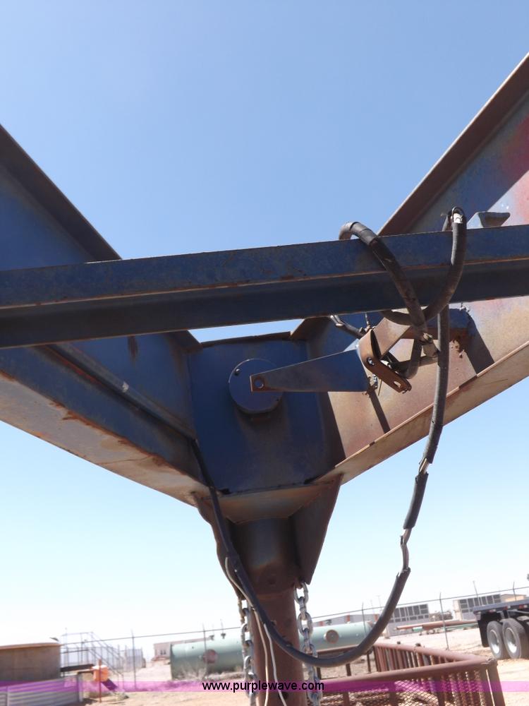 image for item F8732 1976 Broa gooseneck tandem axle trailer