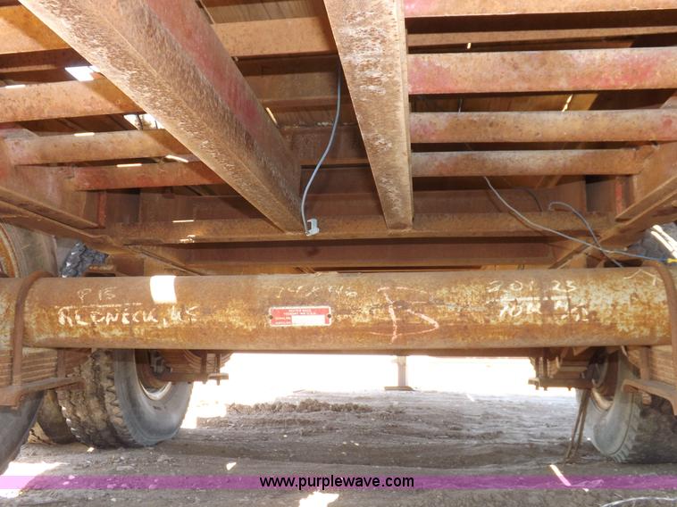 image for item F8732 1976 Broa gooseneck tandem axle trailer