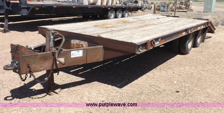 image for item F8734 1994 Belshe T9 tandem axle trailer