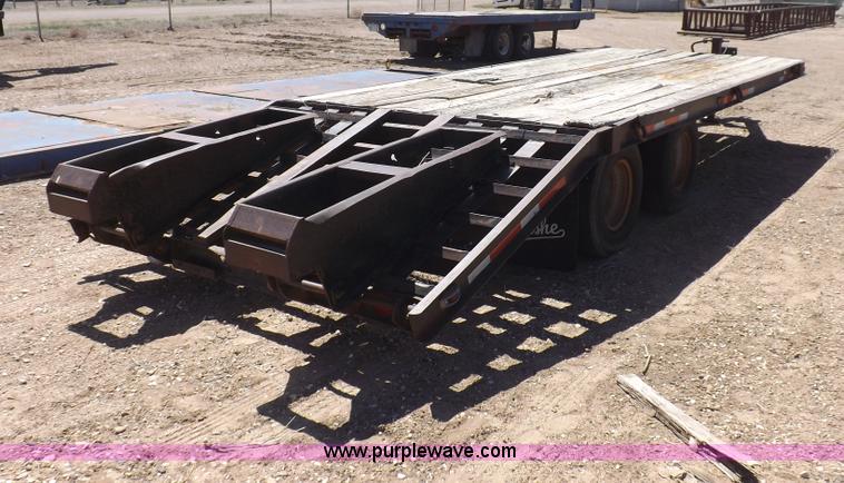 image for item F8734 1994 Belshe T9 tandem axle trailer