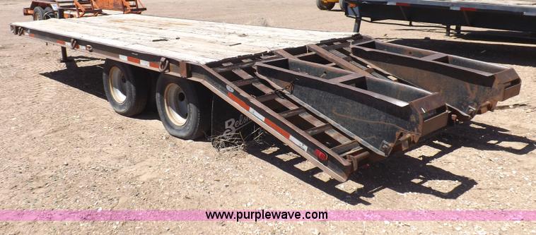 image for item F8734 1994 Belshe T9 tandem axle trailer