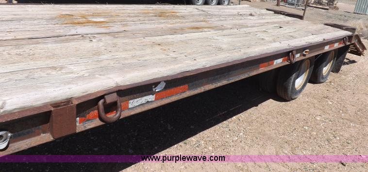 image for item F8734 1994 Belshe T9 tandem axle trailer