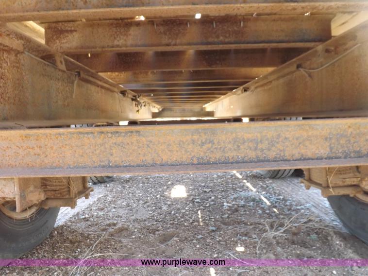 image for item F8734 1994 Belshe T9 tandem axle trailer