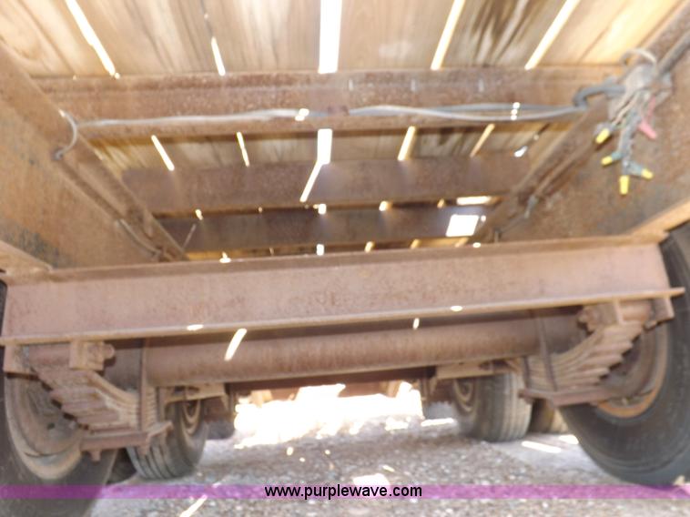 image for item F8734 1994 Belshe T9 tandem axle trailer