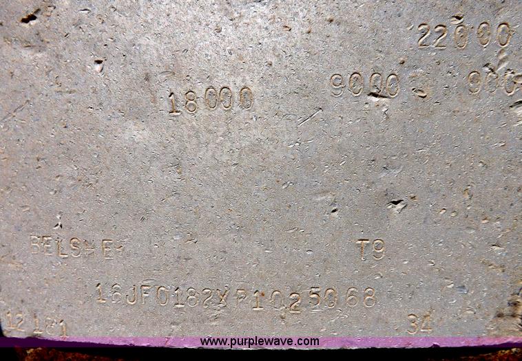 image for item F8734 1994 Belshe T9 tandem axle trailer