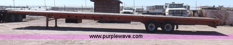 image for item F8736 1996 tandem axle trailer