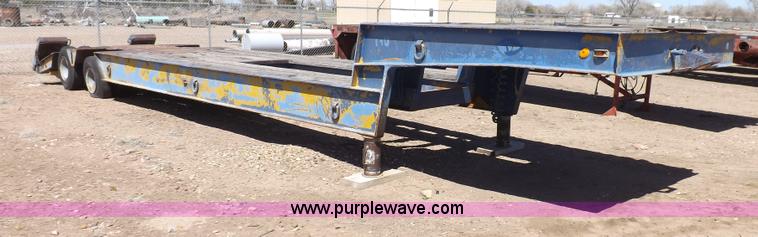 image for item F8738 1981 Load King gooseneck oilfield trailer