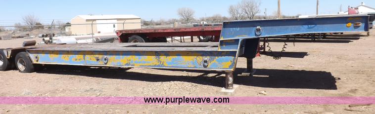 image for item F8738 1981 Load King gooseneck oilfield trailer