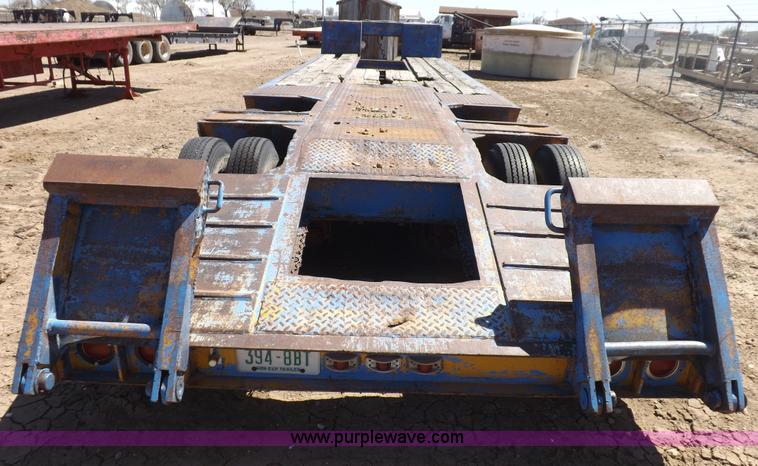 image for item F8738 1981 Load King gooseneck oilfield trailer